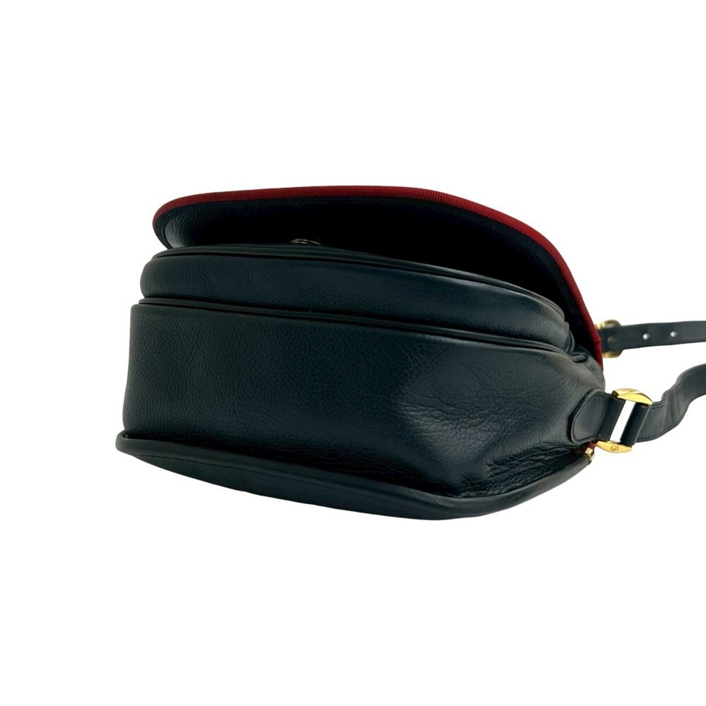 GUCCI Authentic Red Leather Pochette Shoulder Bag - Picture 8 of 10